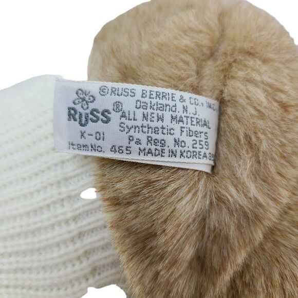 Vintage Children's Stuffed Animals, Russ "Teddy So Soft" Gitano Plush Bear - Picture 3 of 9